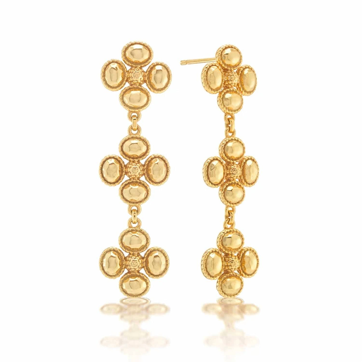 Capucine De Wulf - Berry Clover Linear Earrings