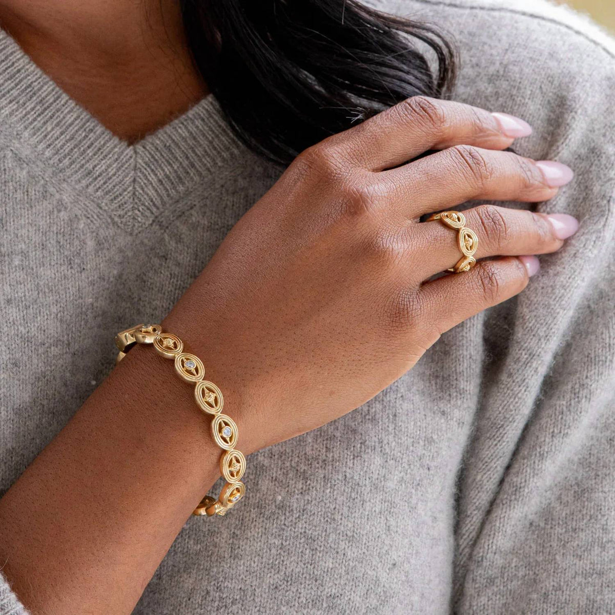 Capucine De Wulf - Women's Monique Hinged Bangle