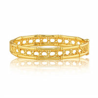 Capucine De Wulf - Women's Veranda Caning Hinged Bangle
