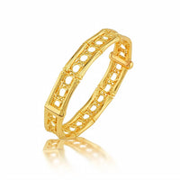Capucine De Wulf - Women's Veranda Caning Hinged Bangle