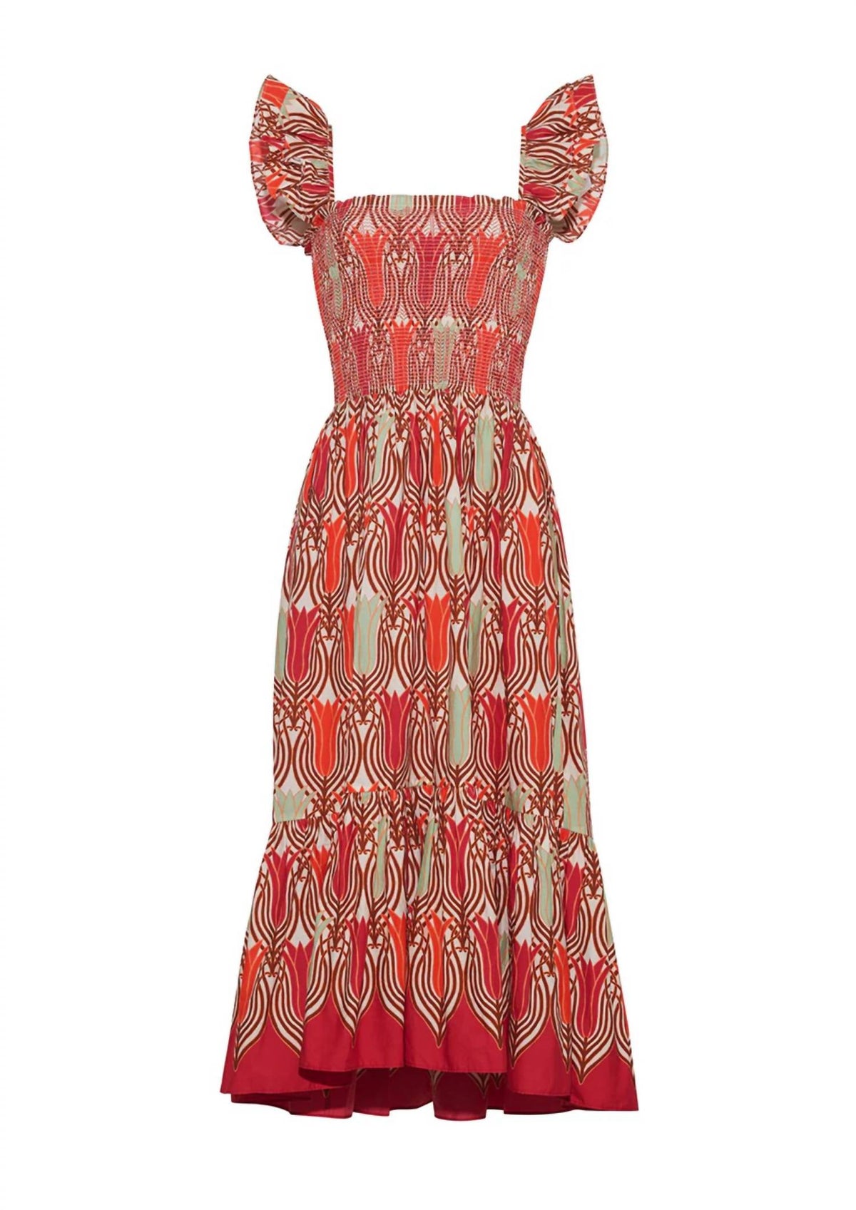 Cara Cara - Ruby Square Neck Dress