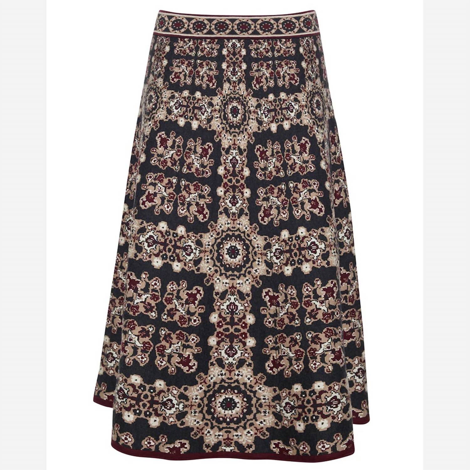 Cara Cara - Tiffany Midi Skirt - black - clothing - knee - length - skirts
