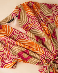 Care Tucker - Beatrice Mesmerized Pattern Kaftan Dress