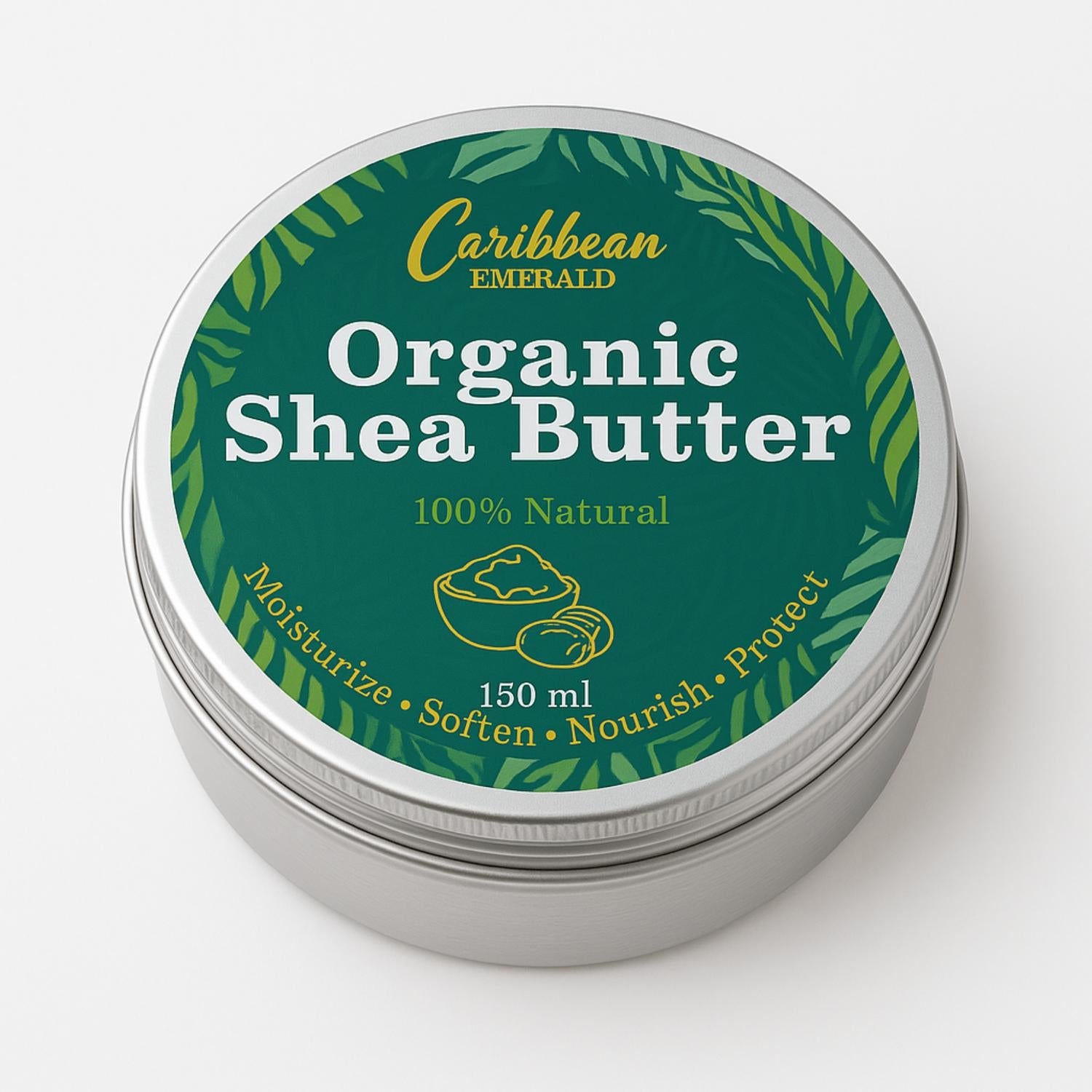 Caribbean Emerald - Organic Shea Butter - bath - beauty - body