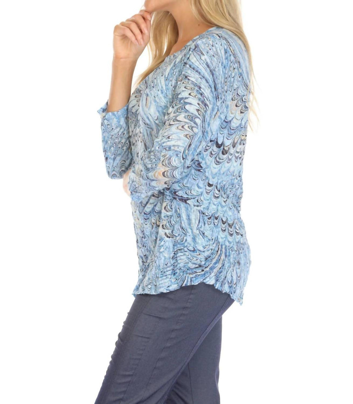 Carine - Round Neck Top