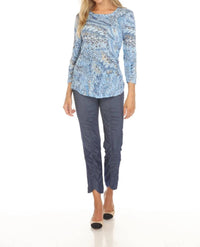 Carine - Round Neck Top