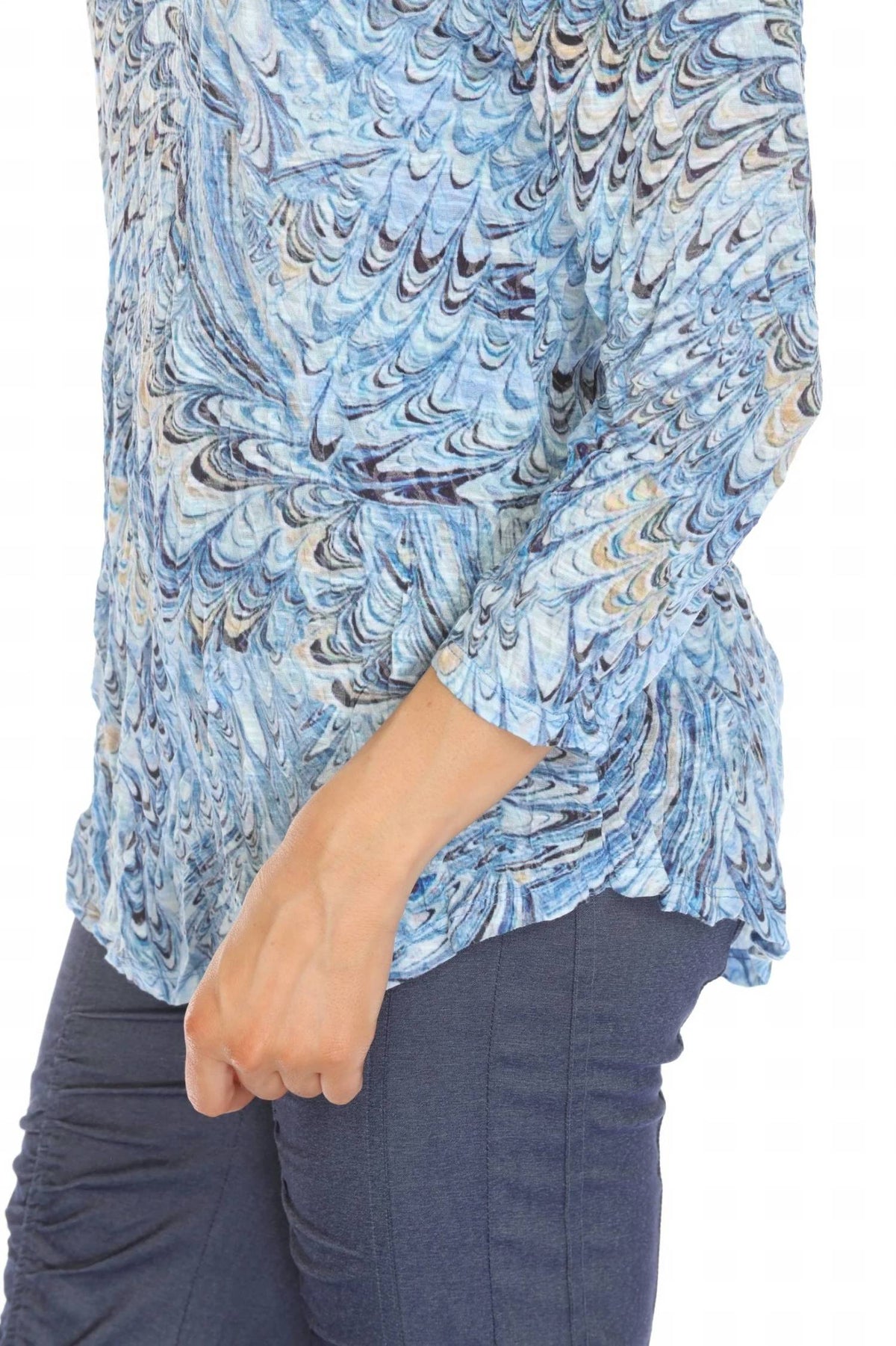 Carine - Round Neck Top