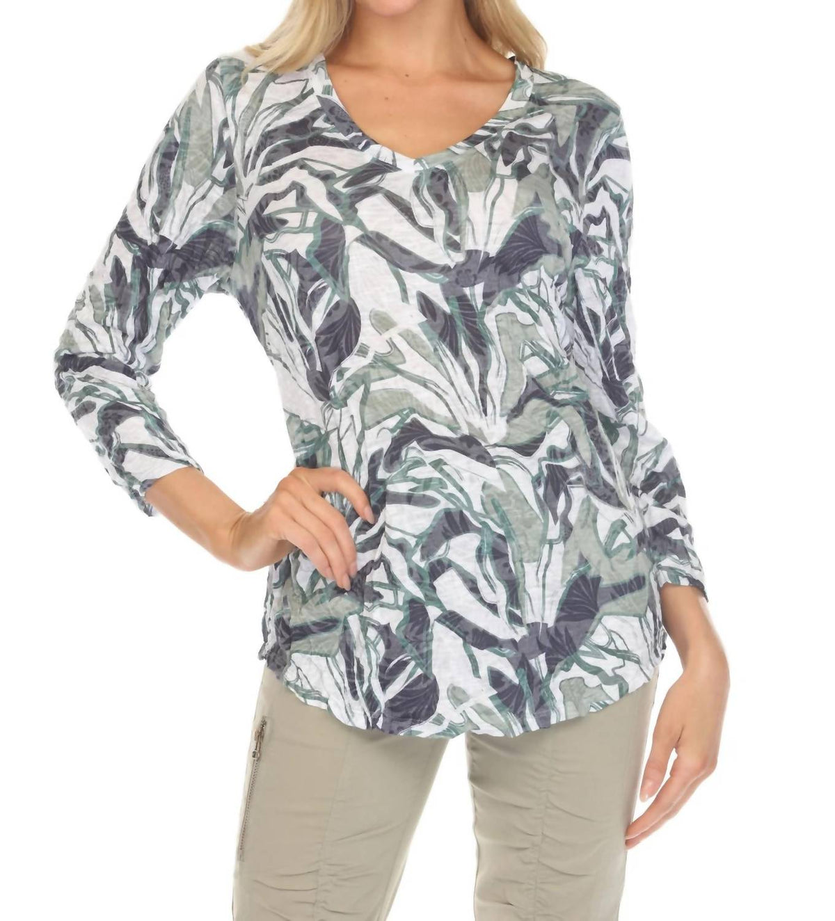 Carine - V-neck Top