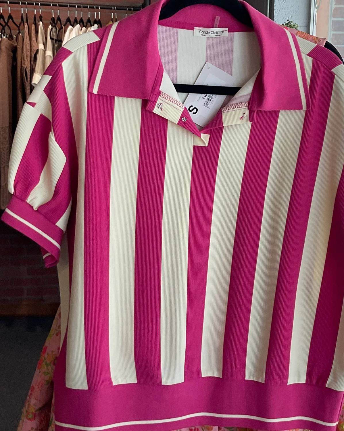 Carole Christian - Jasmine Stripe Top