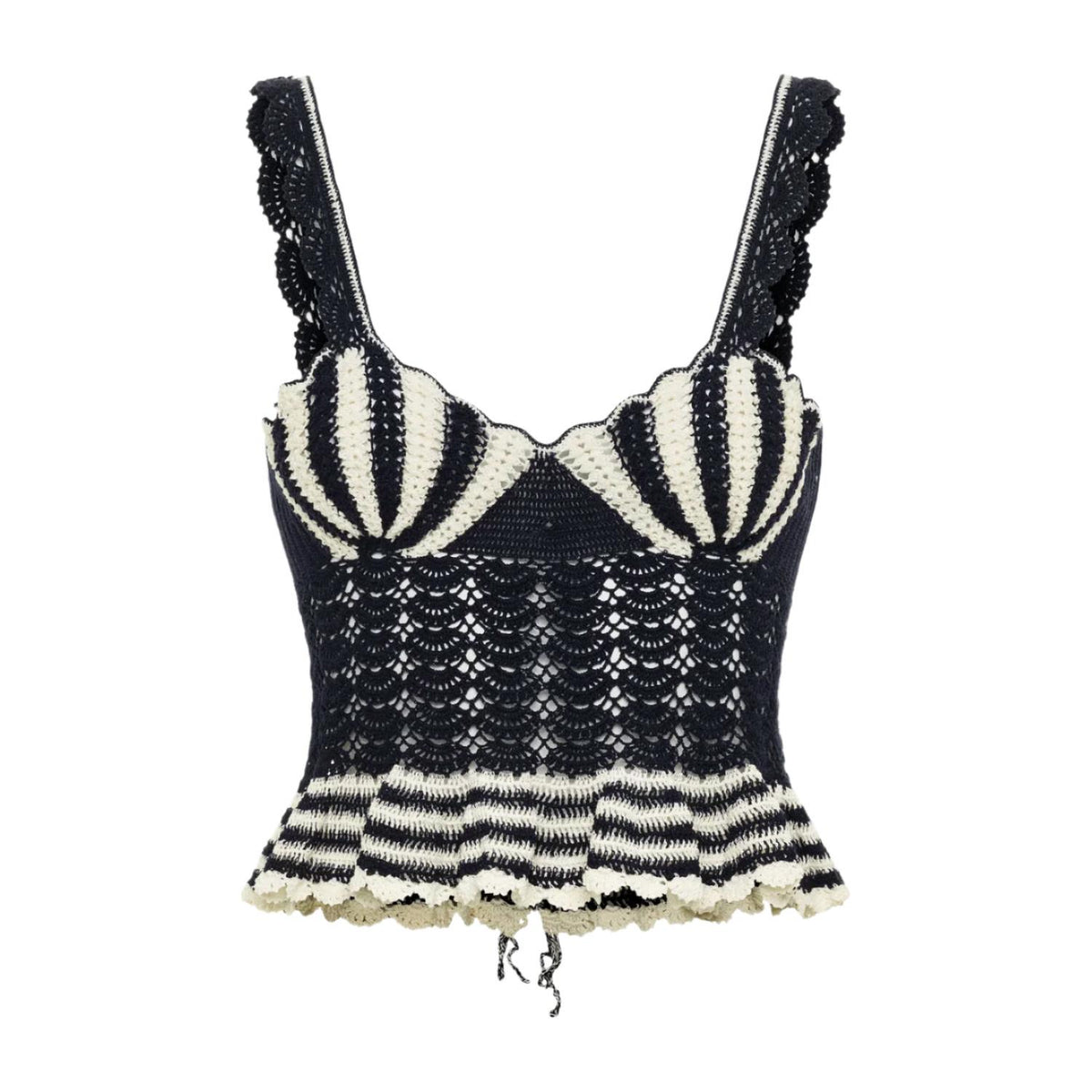 Carolina K - Shell Crochet Tank Top