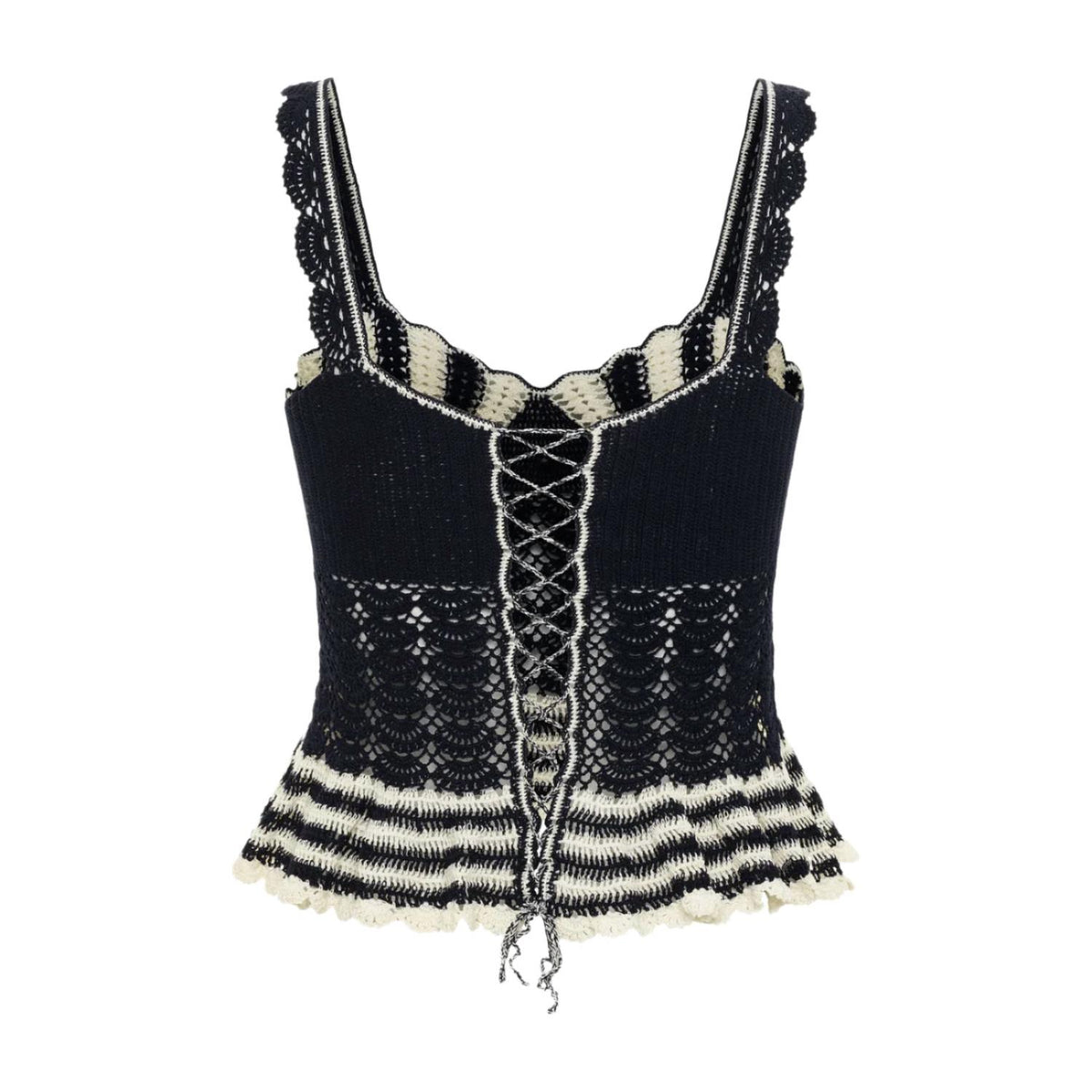 Carolina K - Shell Crochet Tank Top