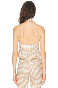 Caroline Constas - Aya Halter Top