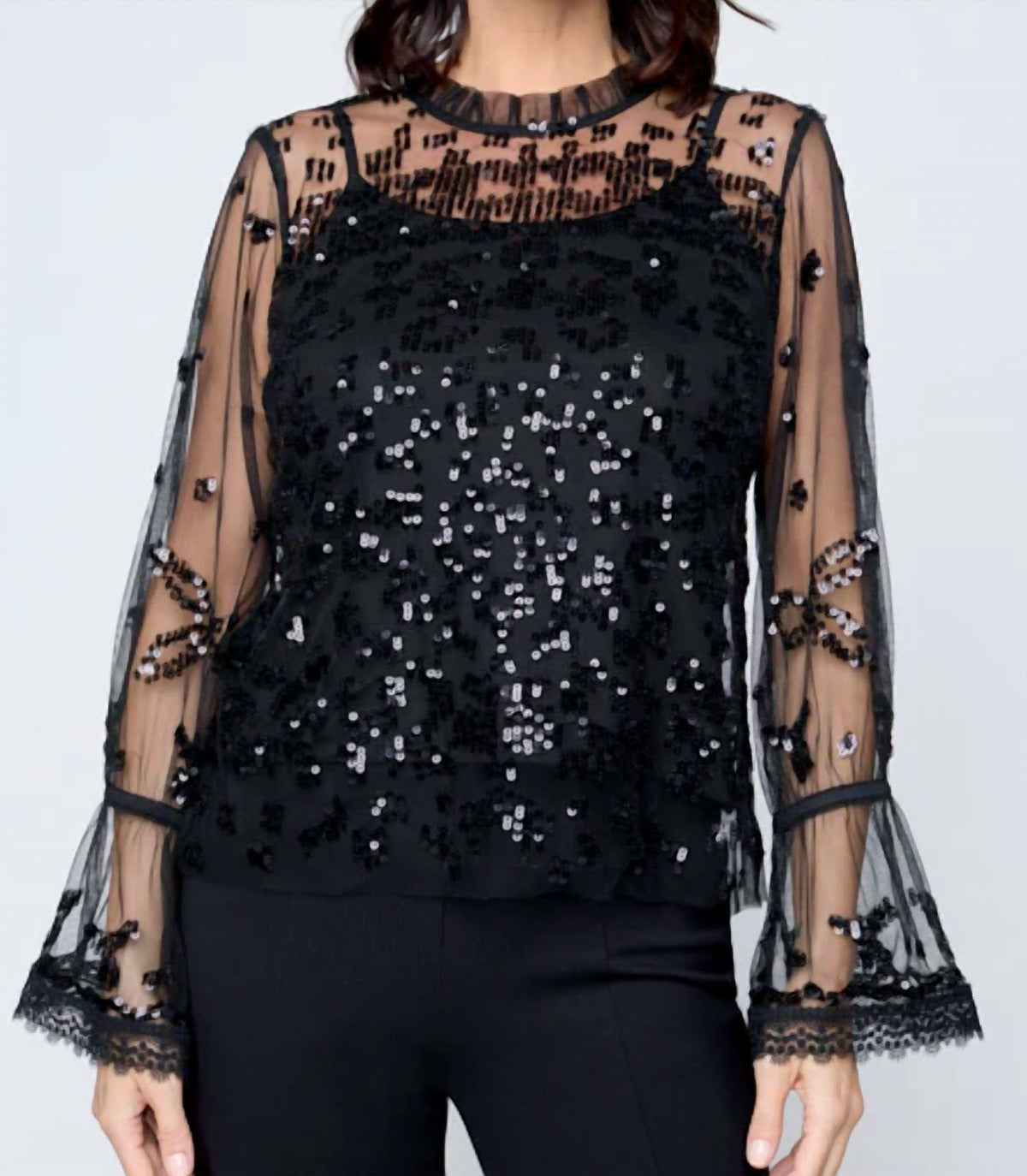 Carre Noir - Sparkle Top