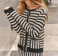 Cartolina Nantucket - Ezra Cardigan - black - cardigans - clothing