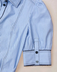 Cartolina Nantucket - Francesca Maxi Dress - blue - clothing - cotton