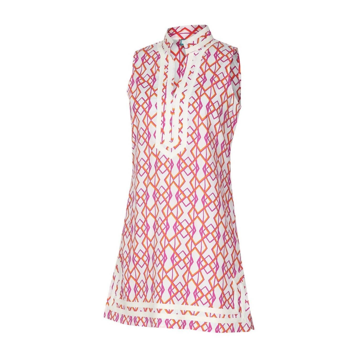 Carvalho Couture - Girls Mod About You Sleeveless Cabana Cover Up - baby - clothing - cotton