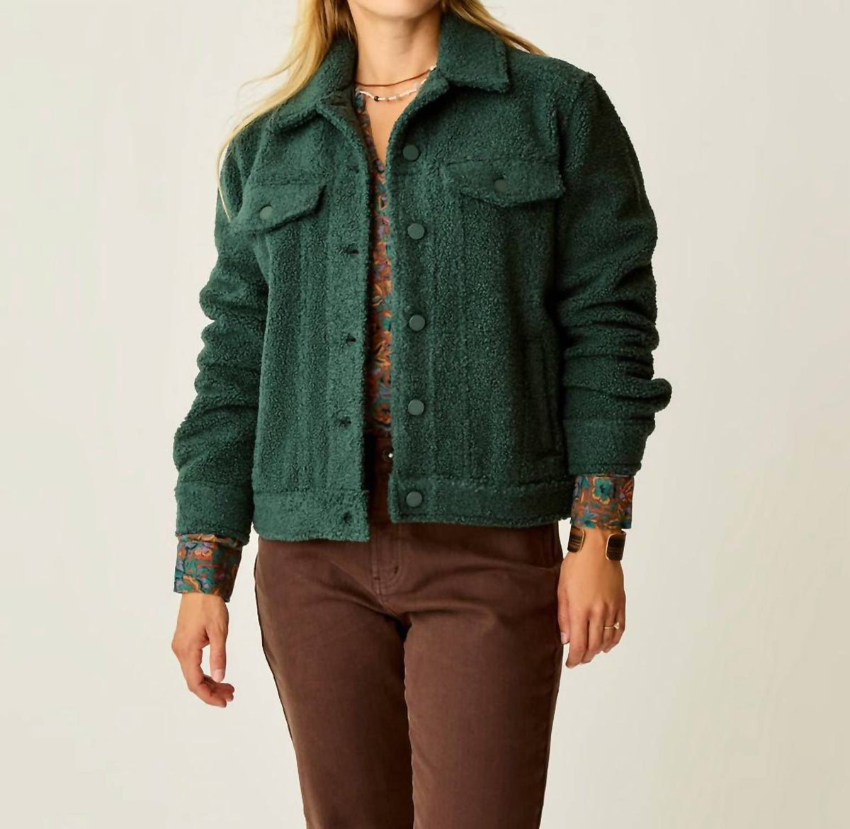 Carve Designs - Rhea Boucle Trucker Jacket