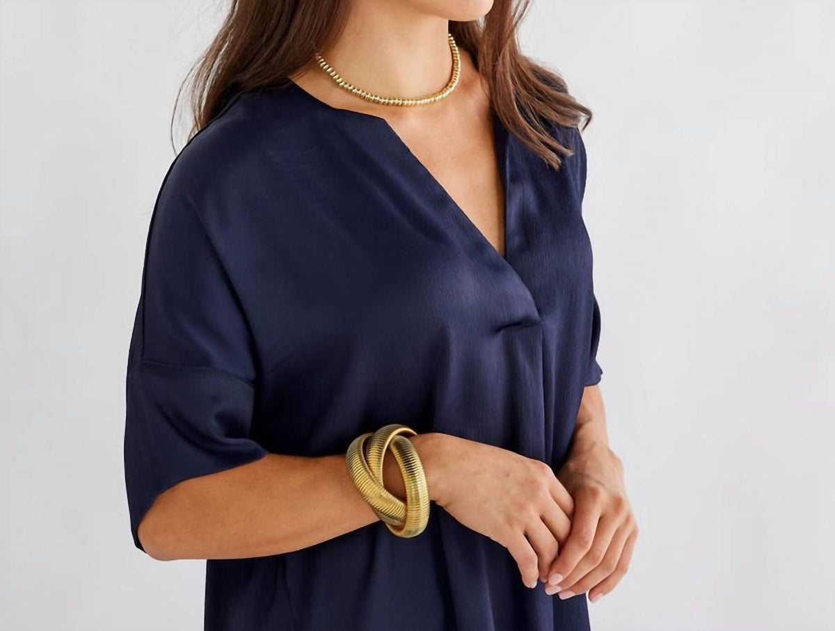 Caryn Lawn - Elizabeth Collared Top