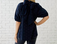 Caryn Lawn - Ryan Bow Sparkle Top