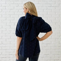 Caryn Lawn - Ryan Bow Sparkle Top