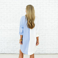 Caryn Lawn - Stacey Contrast Dress