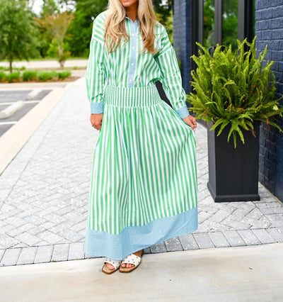 Caryn Lawn - Sutton Stripe Skirt