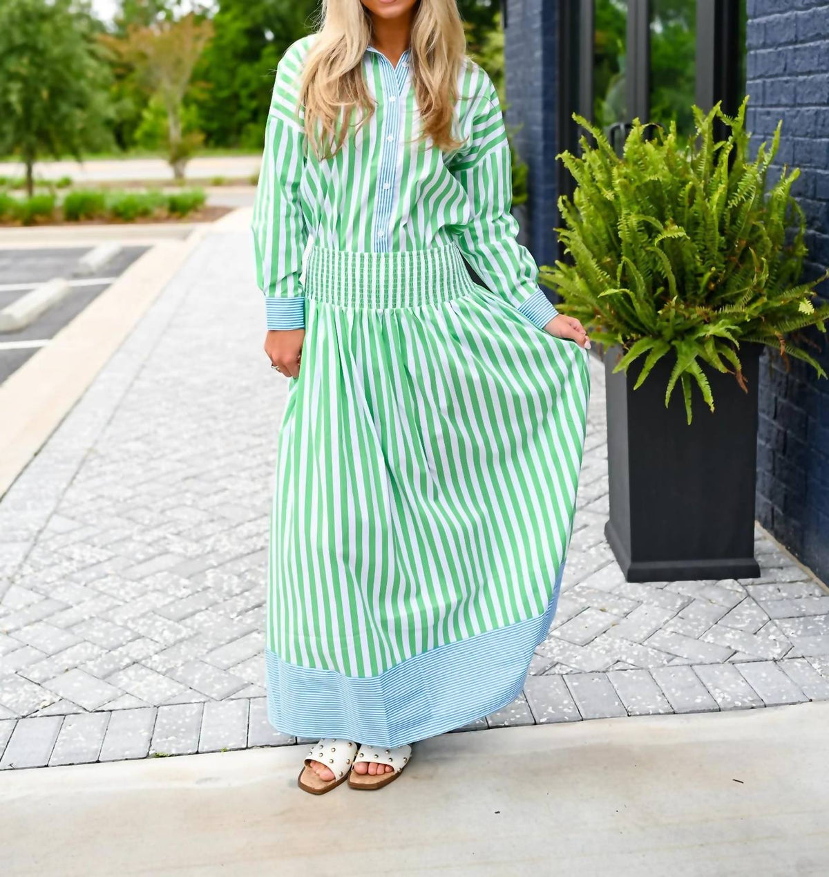 Caryn Lawn - Sutton Stripe Skirt