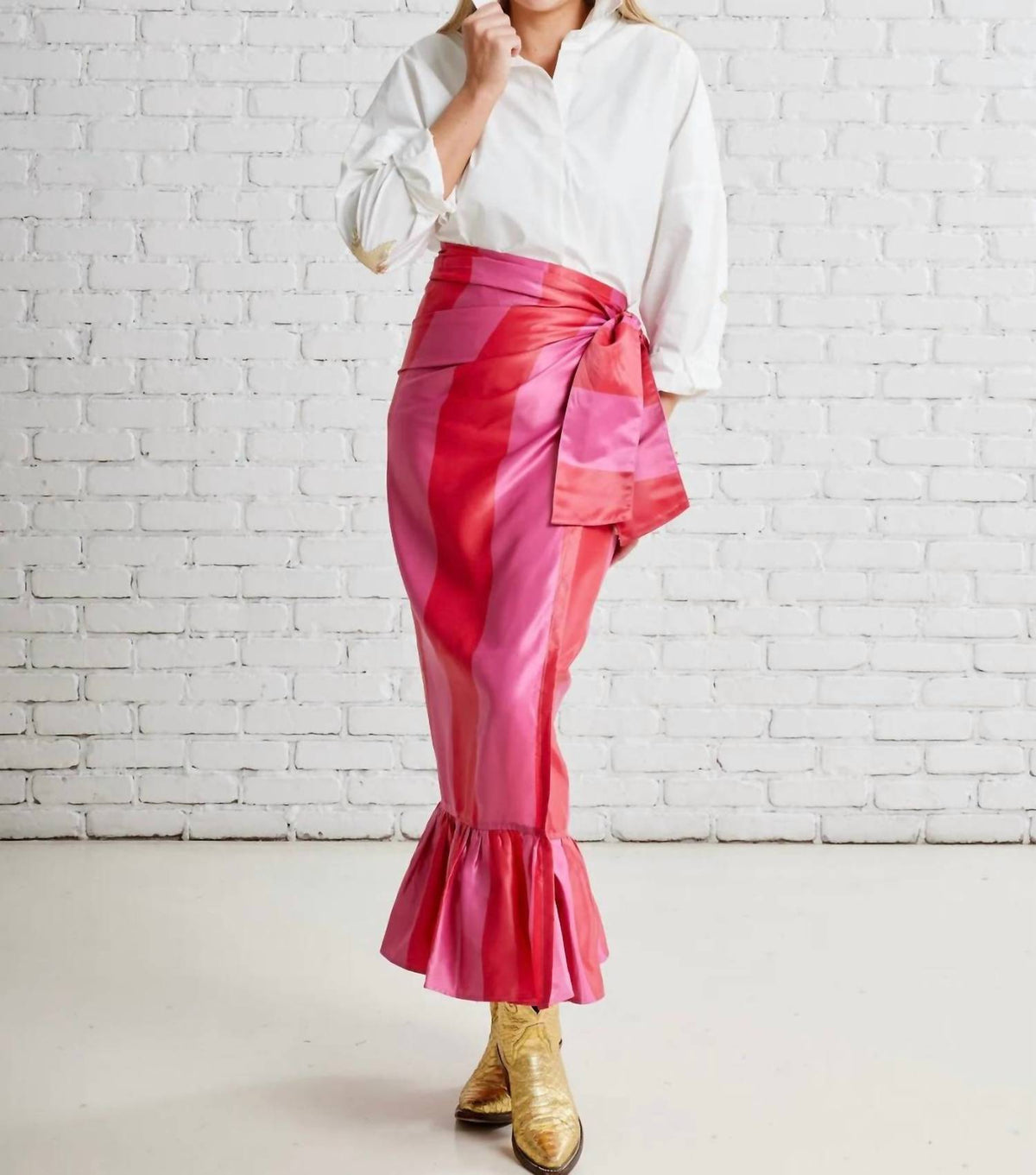 Caryn Lawn - Whitney Wrap Skirt