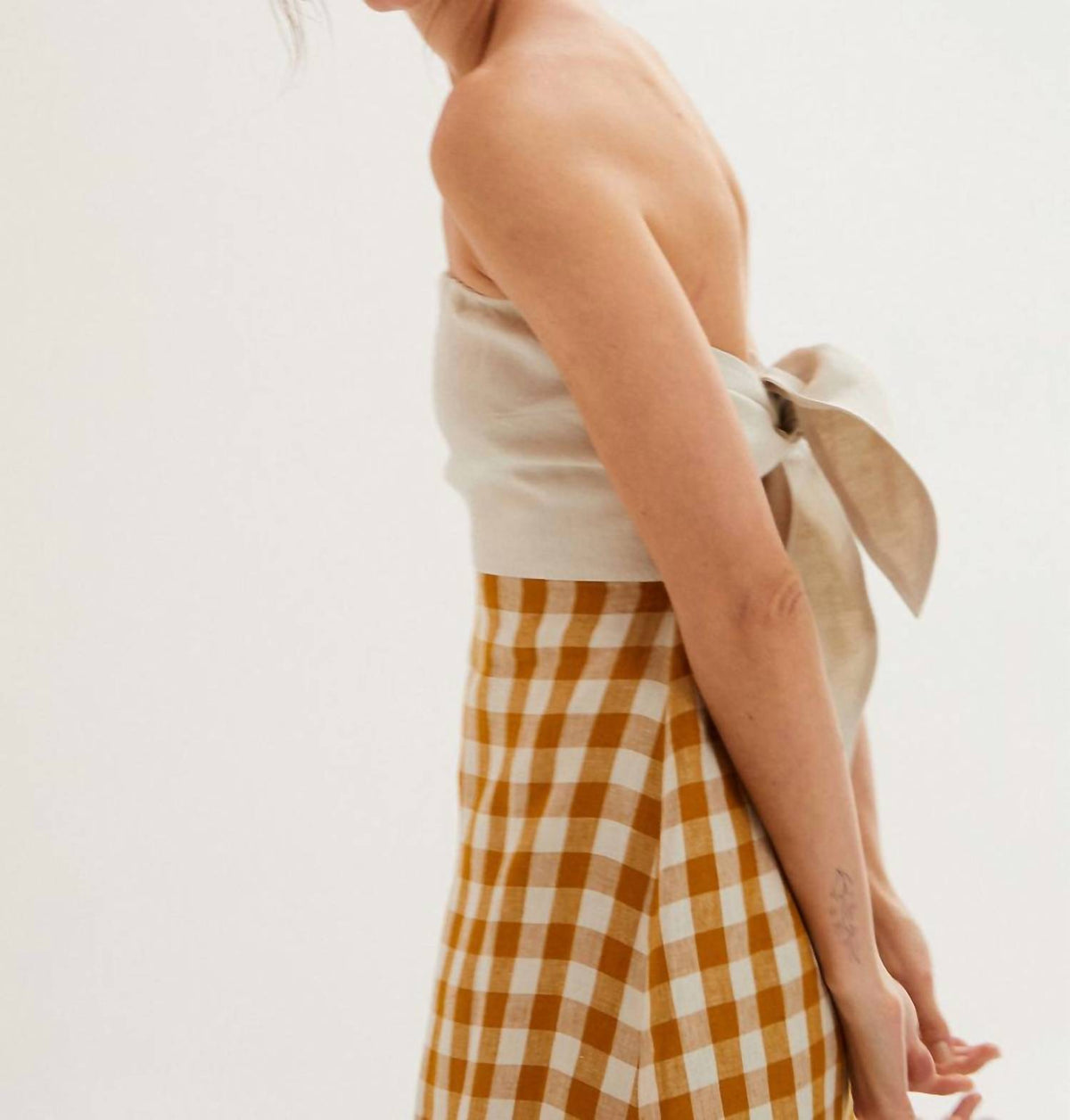 Casa Raki - Penelope Strapless Midi Dress