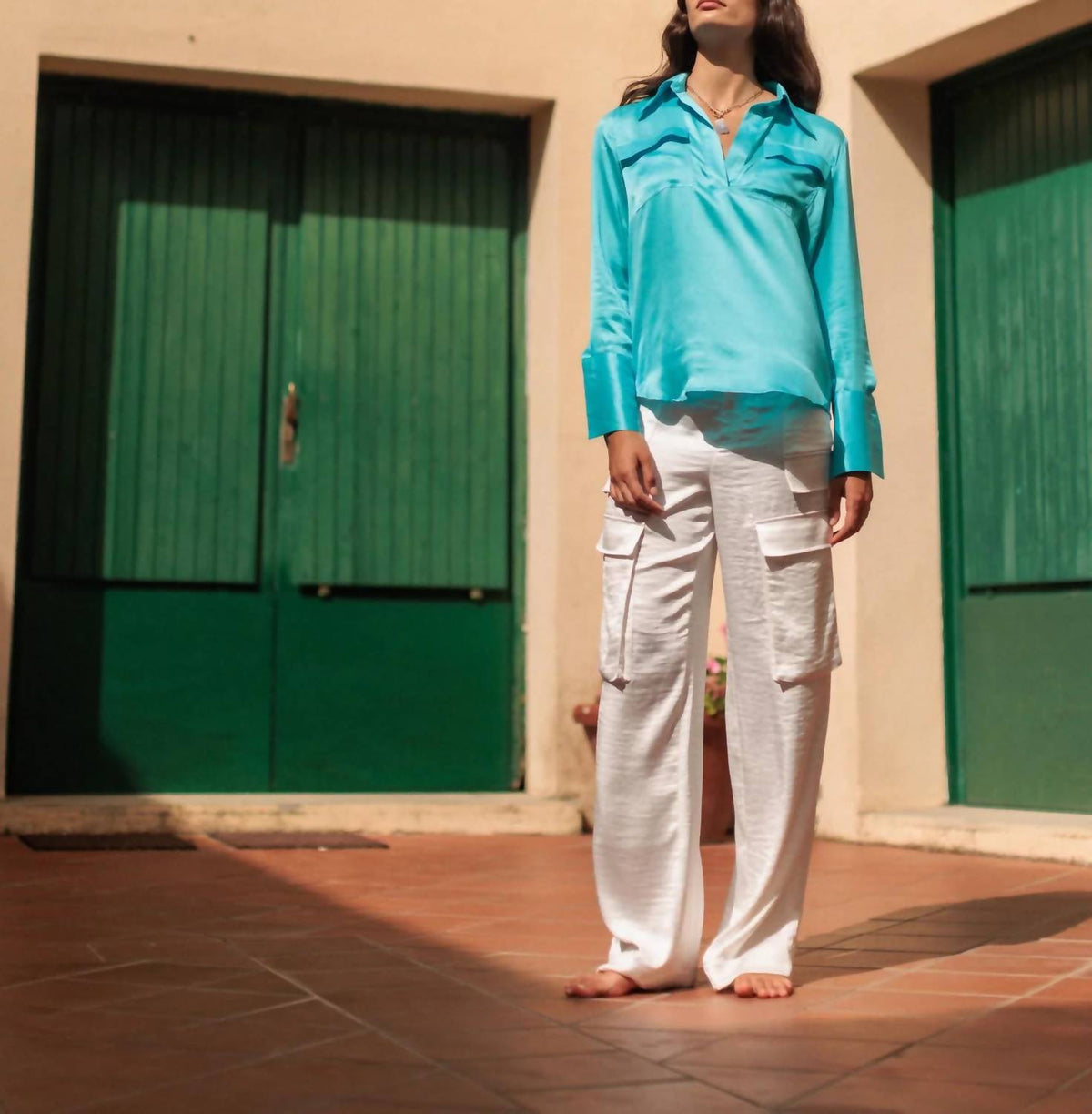 Catherine Gee - Wide Leg Cargo Pants