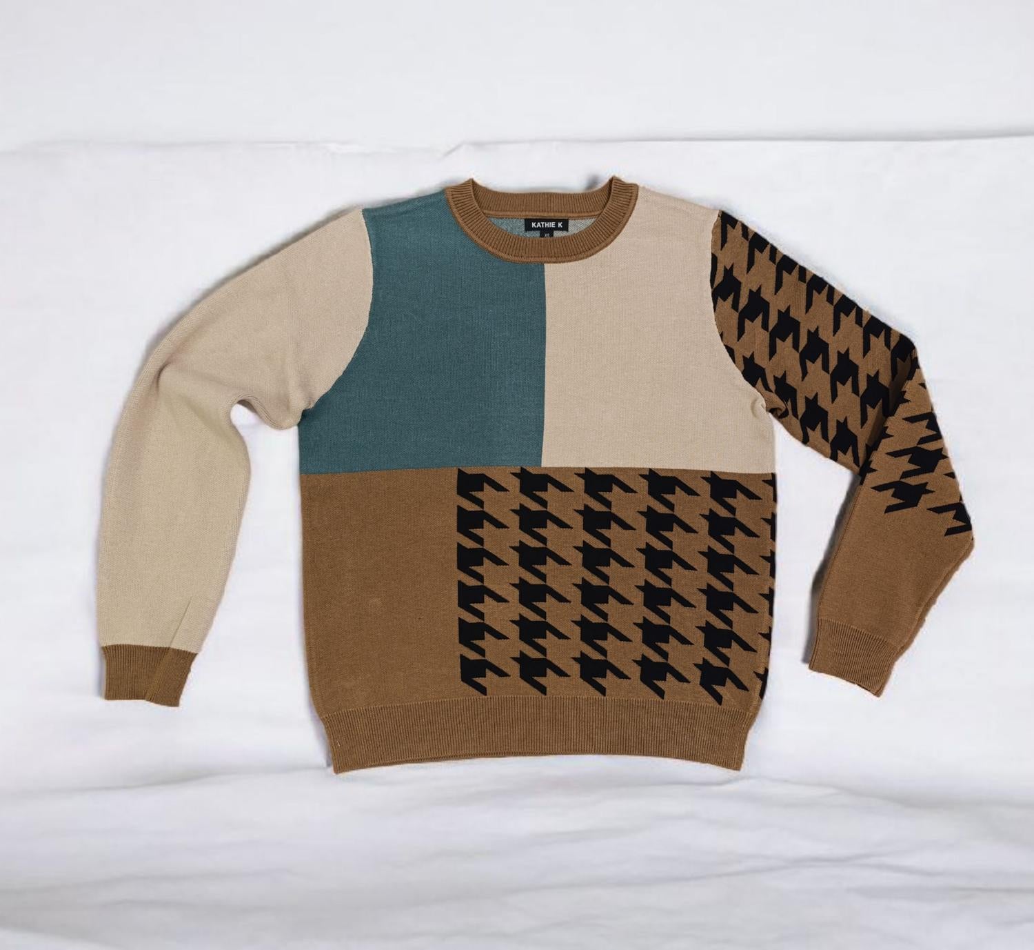 Kathie K - Crew Neck Knit Sweater