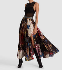 Alice + Olivia - Katz Pleated Maxi Skirt