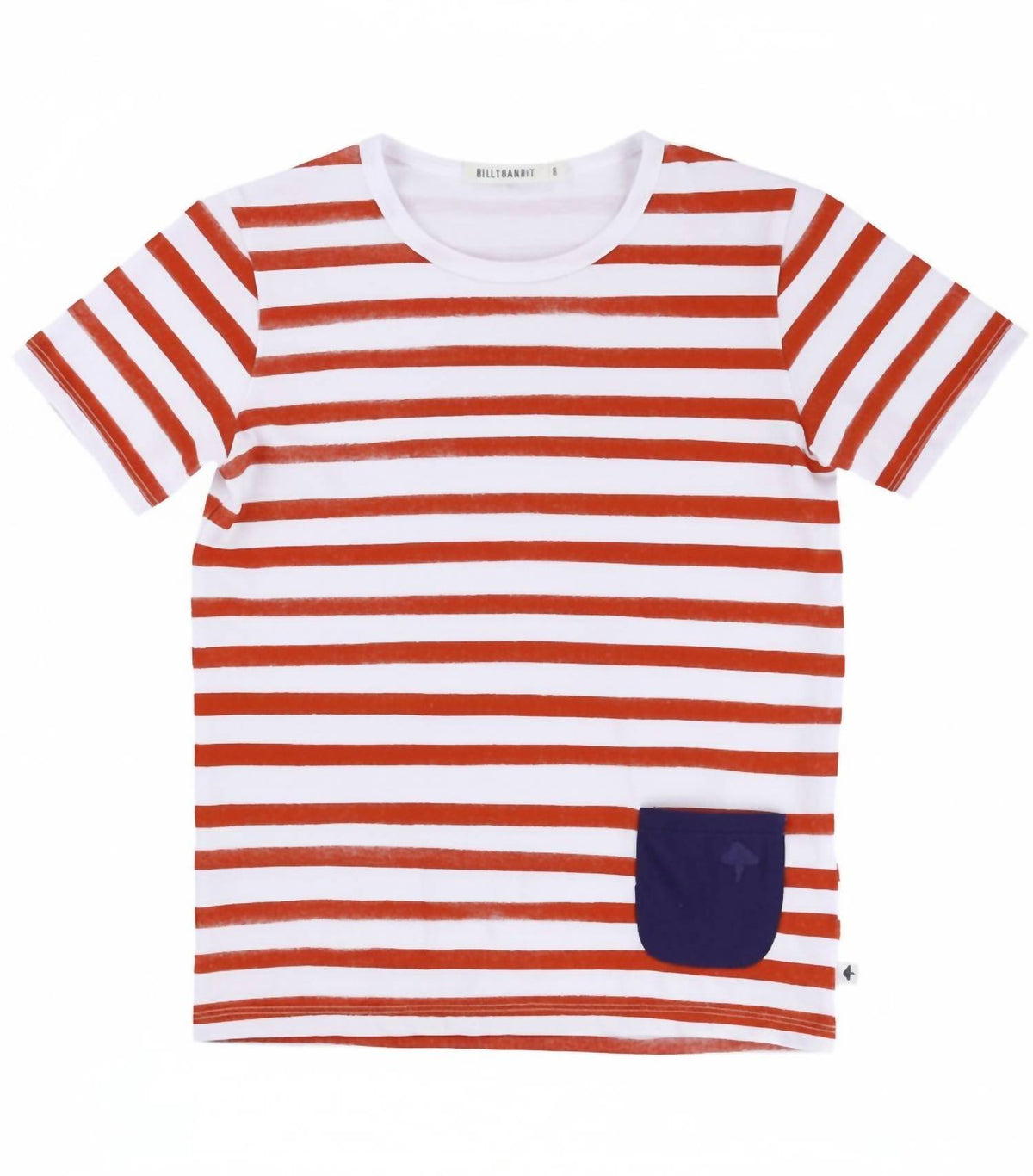 Billybandit - Kids Tangelo Pocket Striped Tee