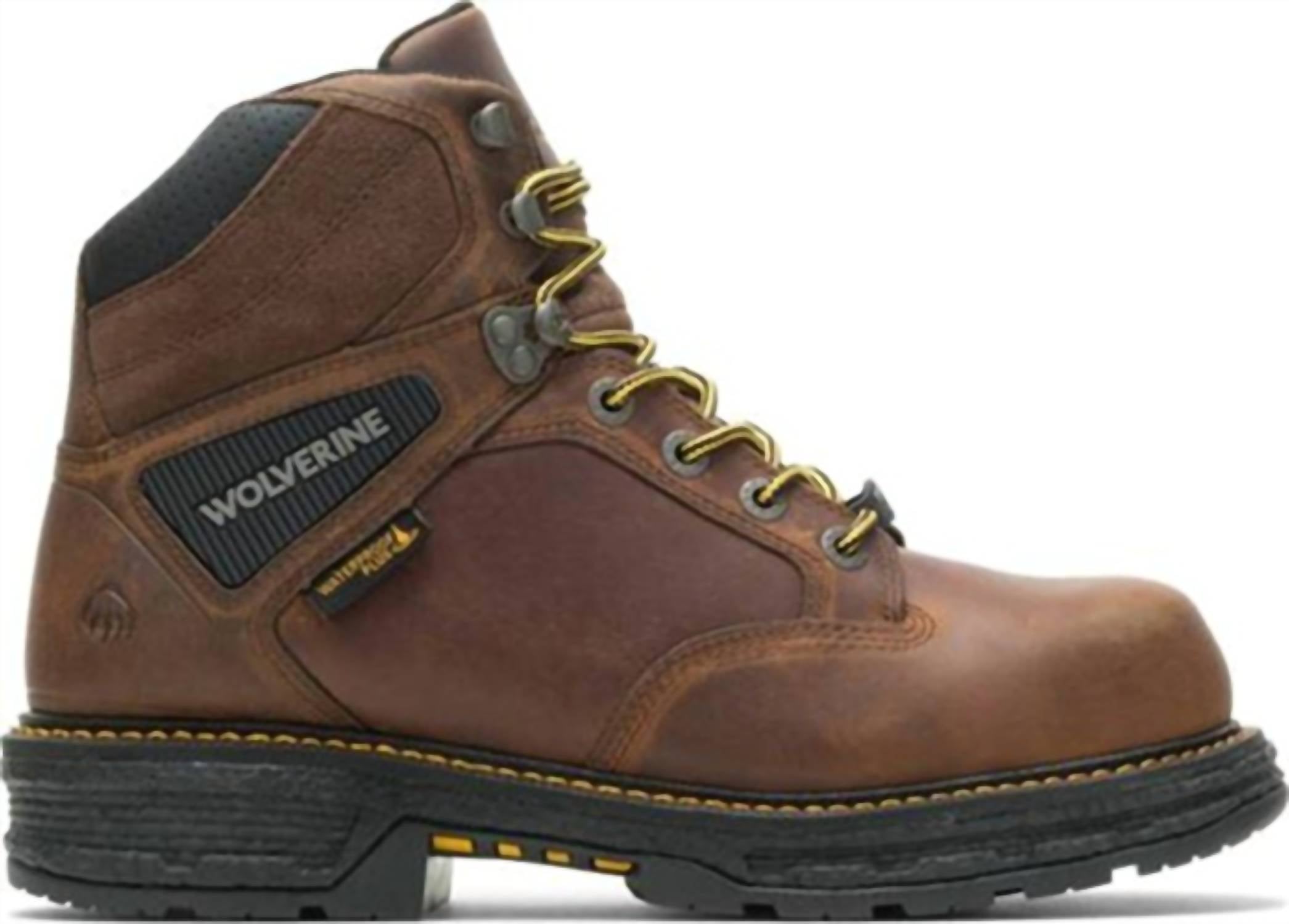 Wolverine Men's Hellcat Composite Toe Boots in tobacco - men's boots - view 4