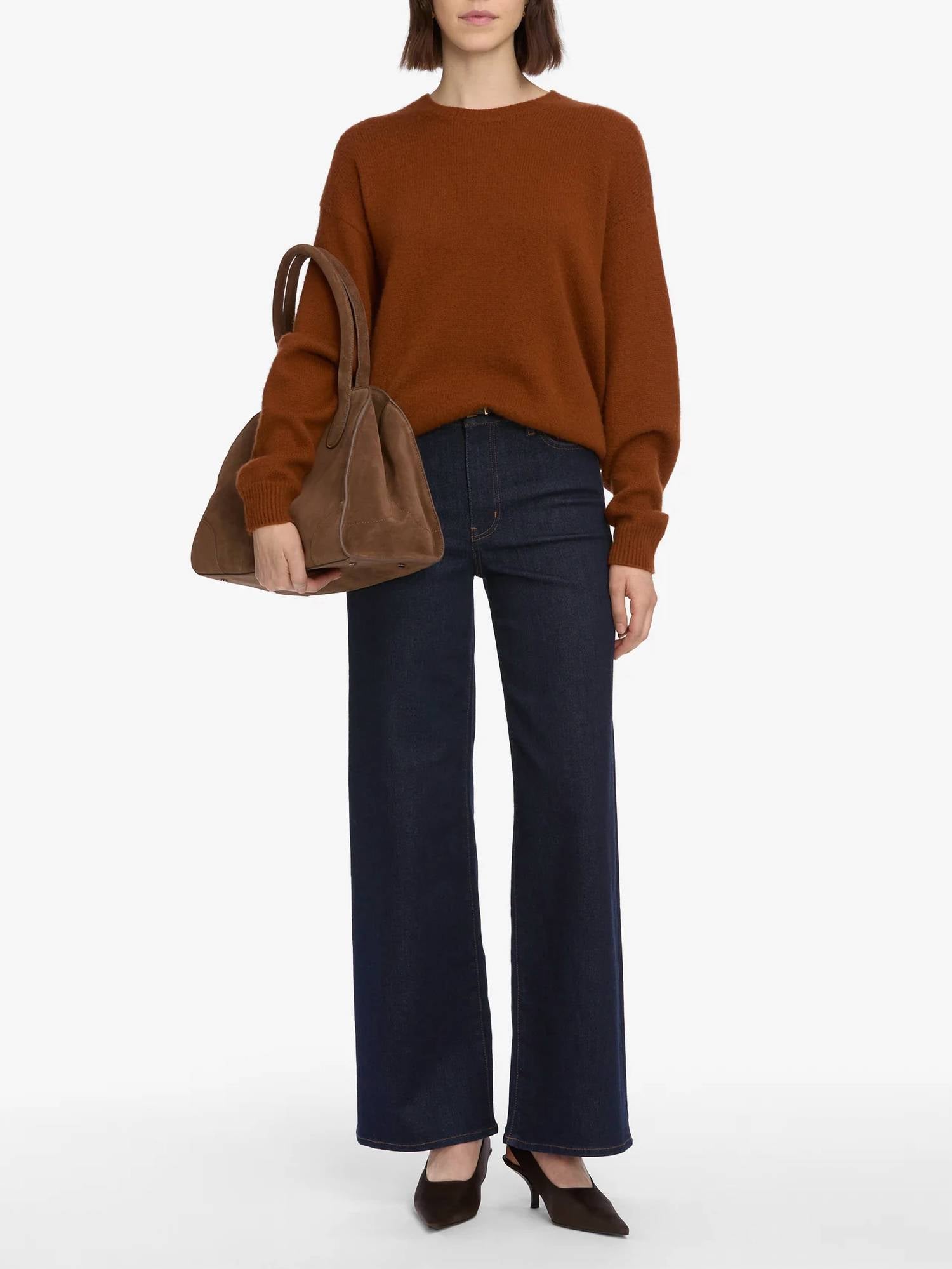 FRAME Le Slim Palazzo Jeans in rinse 1 - women's jeans