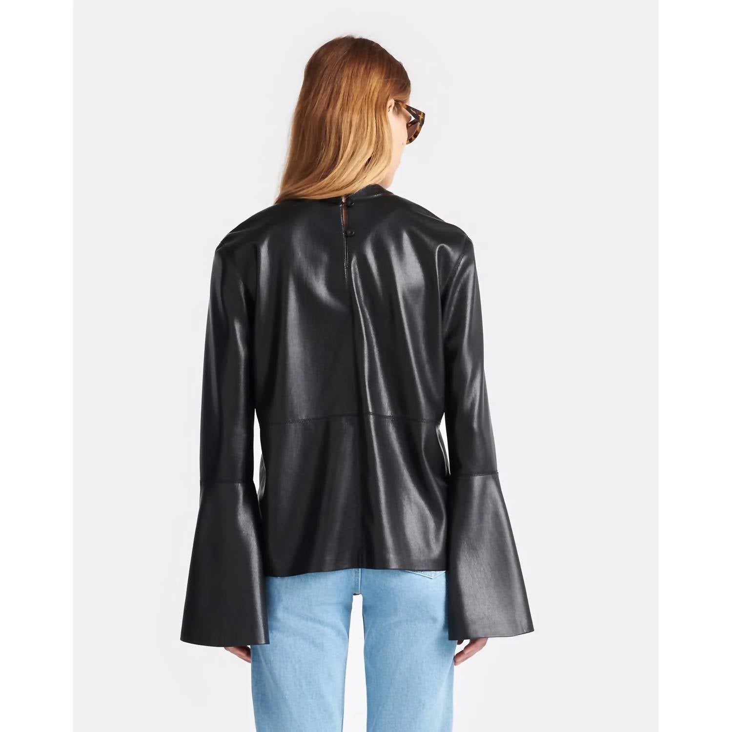 Nanushka - Bolda Alt-leather Top