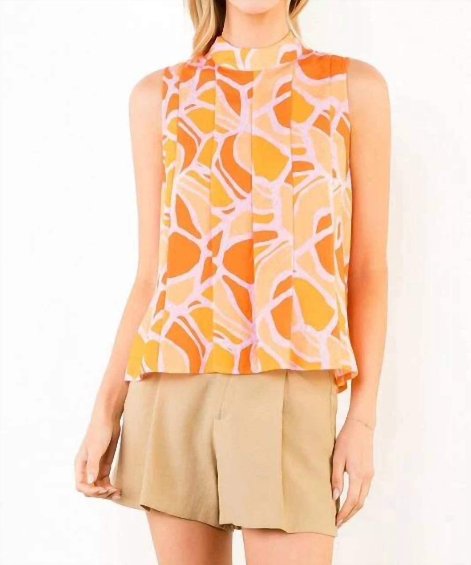Thml - Sleeveless Pattern Top