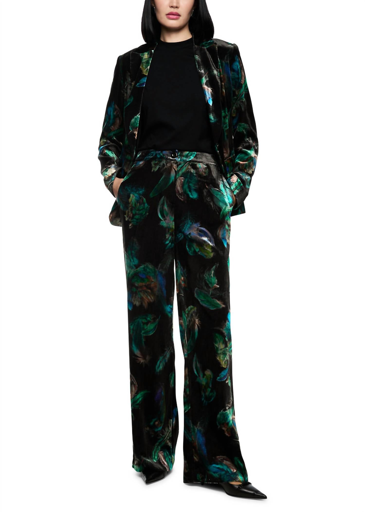 Marc Cain - Warri Wide Leg Trouser Pants