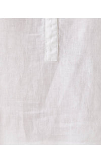 Lilly Pulitzer Mialeigh Elbow Sleeve Linen Top in resort white - women's blouse - view 4