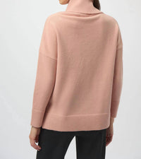 Joseph Ribkoff - Sequined Turtleneck Pullover Sweater