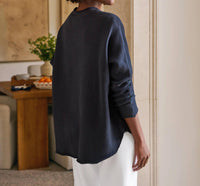 Frank & Eileen - Anna Long-sleeve Capelet British Tee