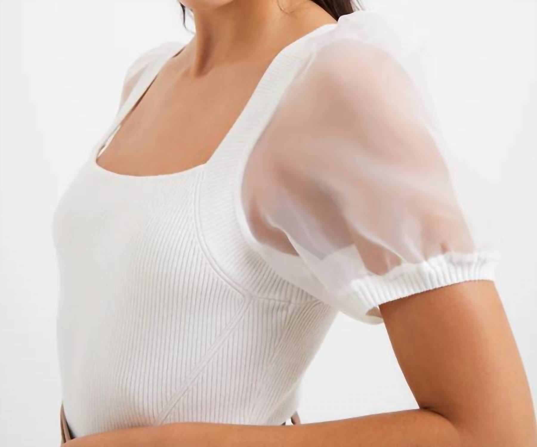 French Connection - Lex Krista Organza Mix Jumper