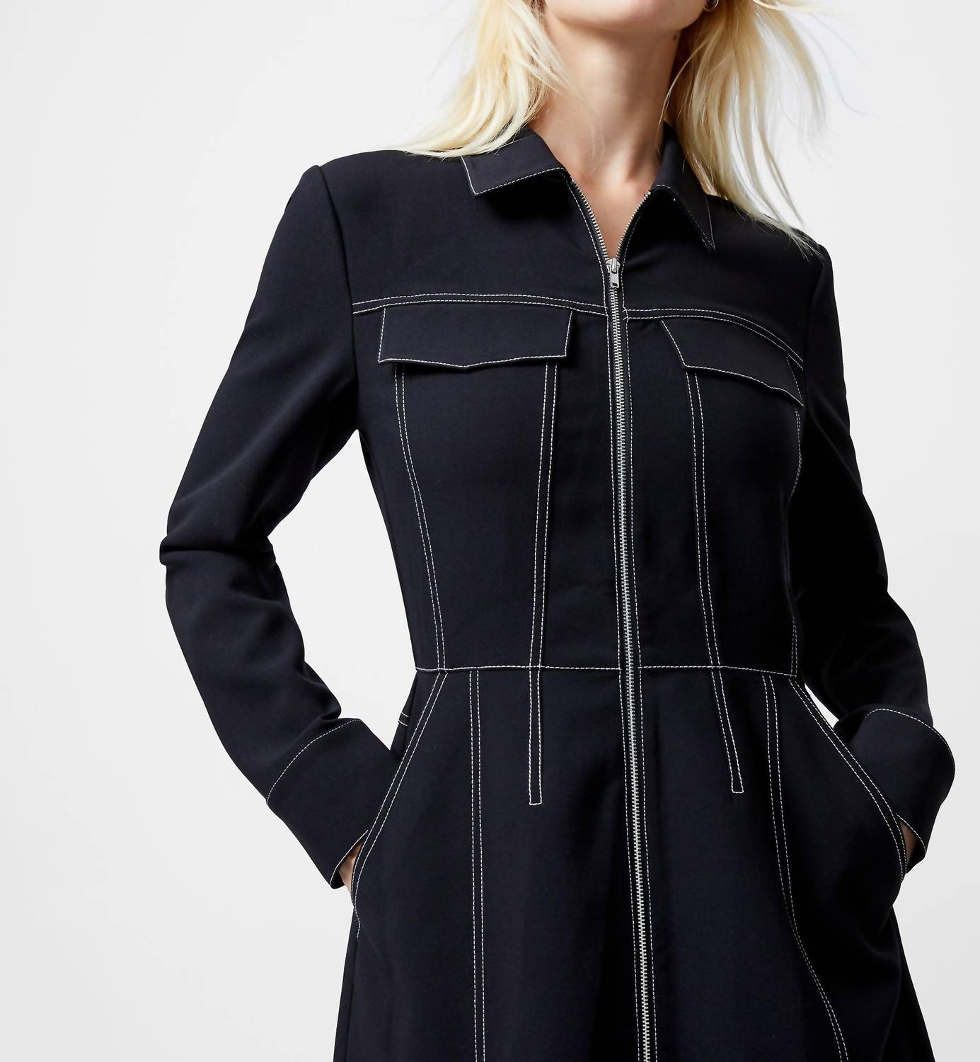 French Connection - Azra Twill Mini Dress