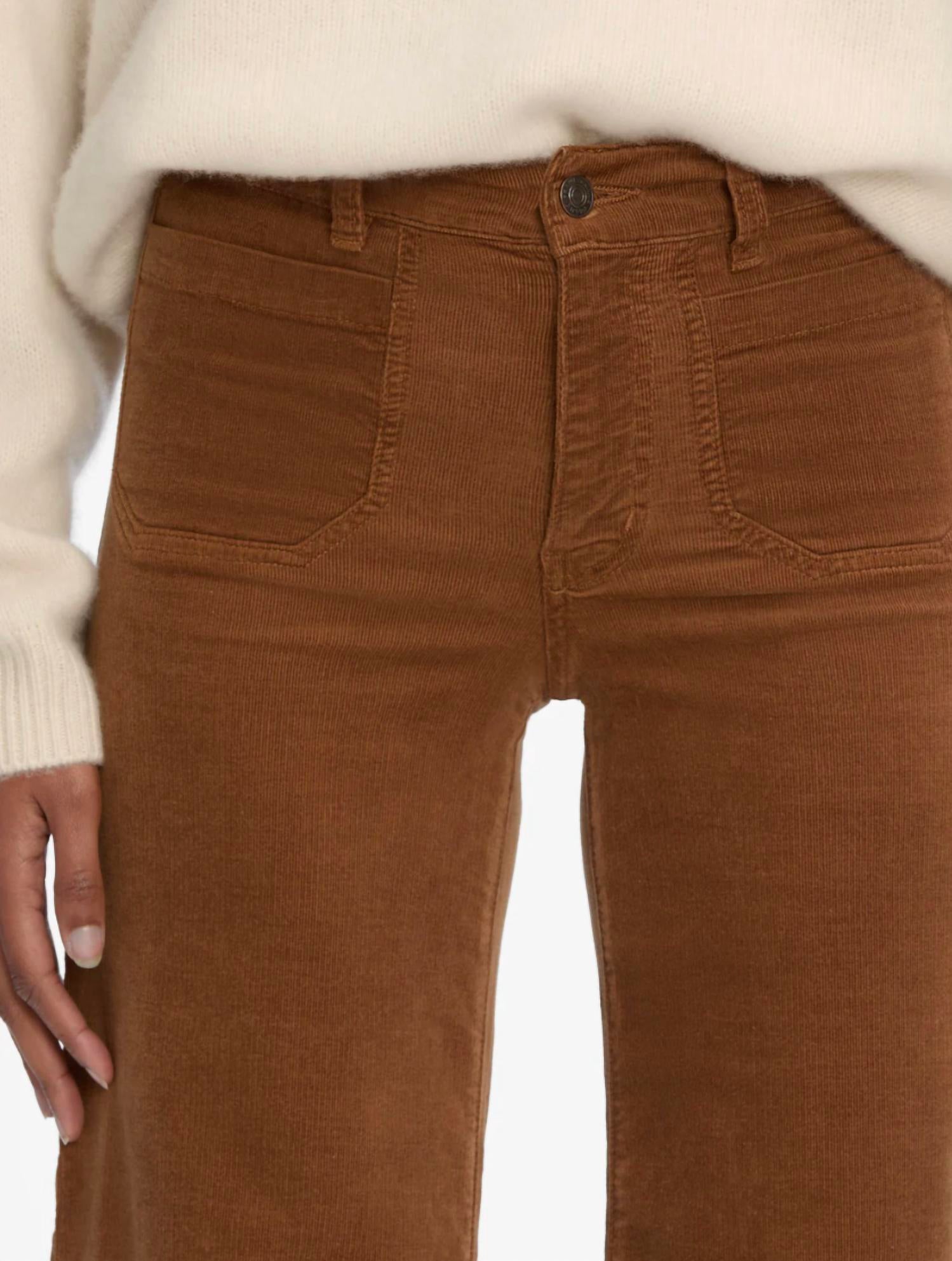 Frame - Le Slim Palazzo Modernist Pocket Pants