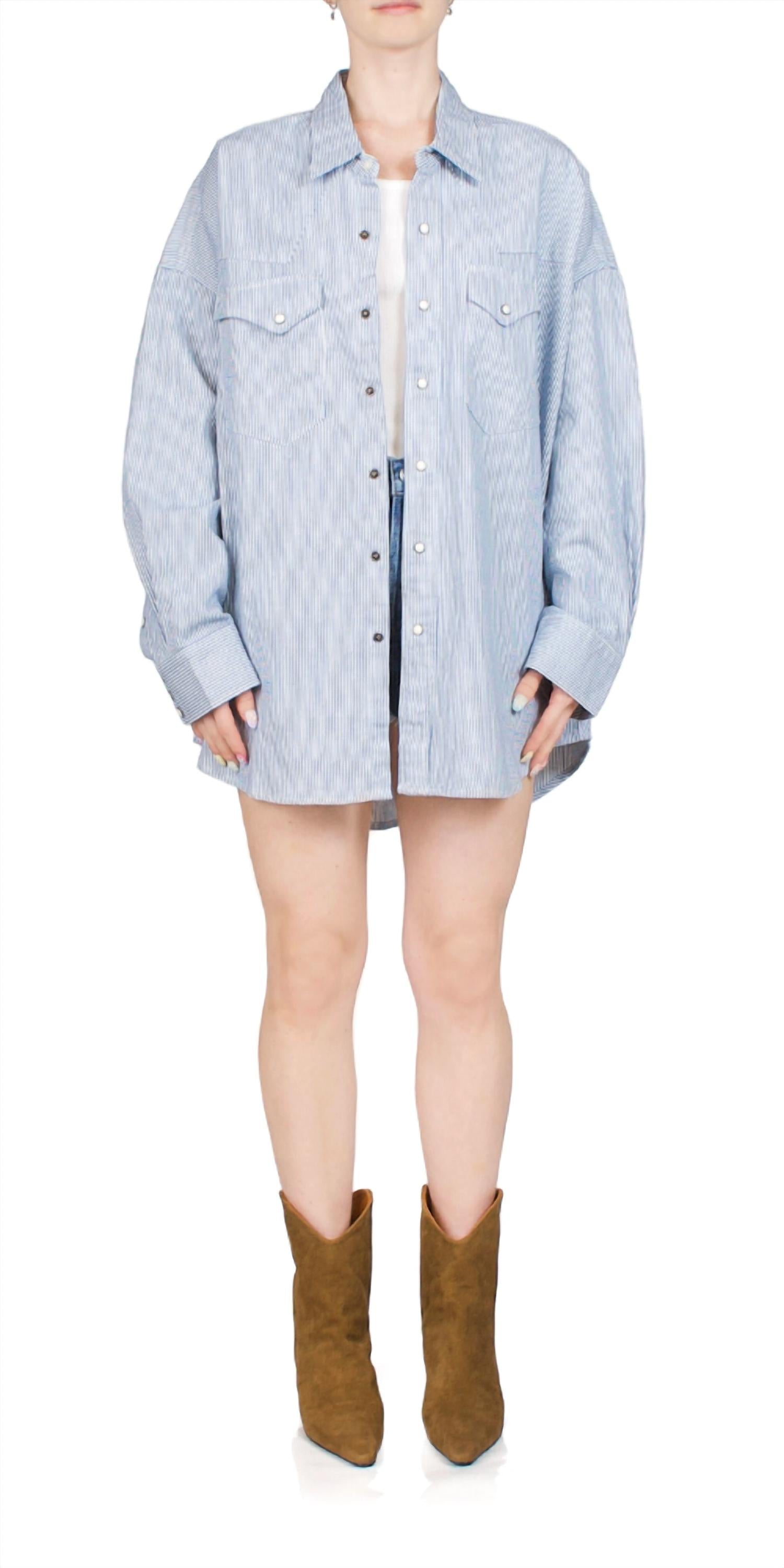 Denimist - Cowboy Shirt Railroad Stripe