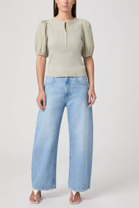 Paige Women's Brandy Top in sea mist - women's shirt - alternate view