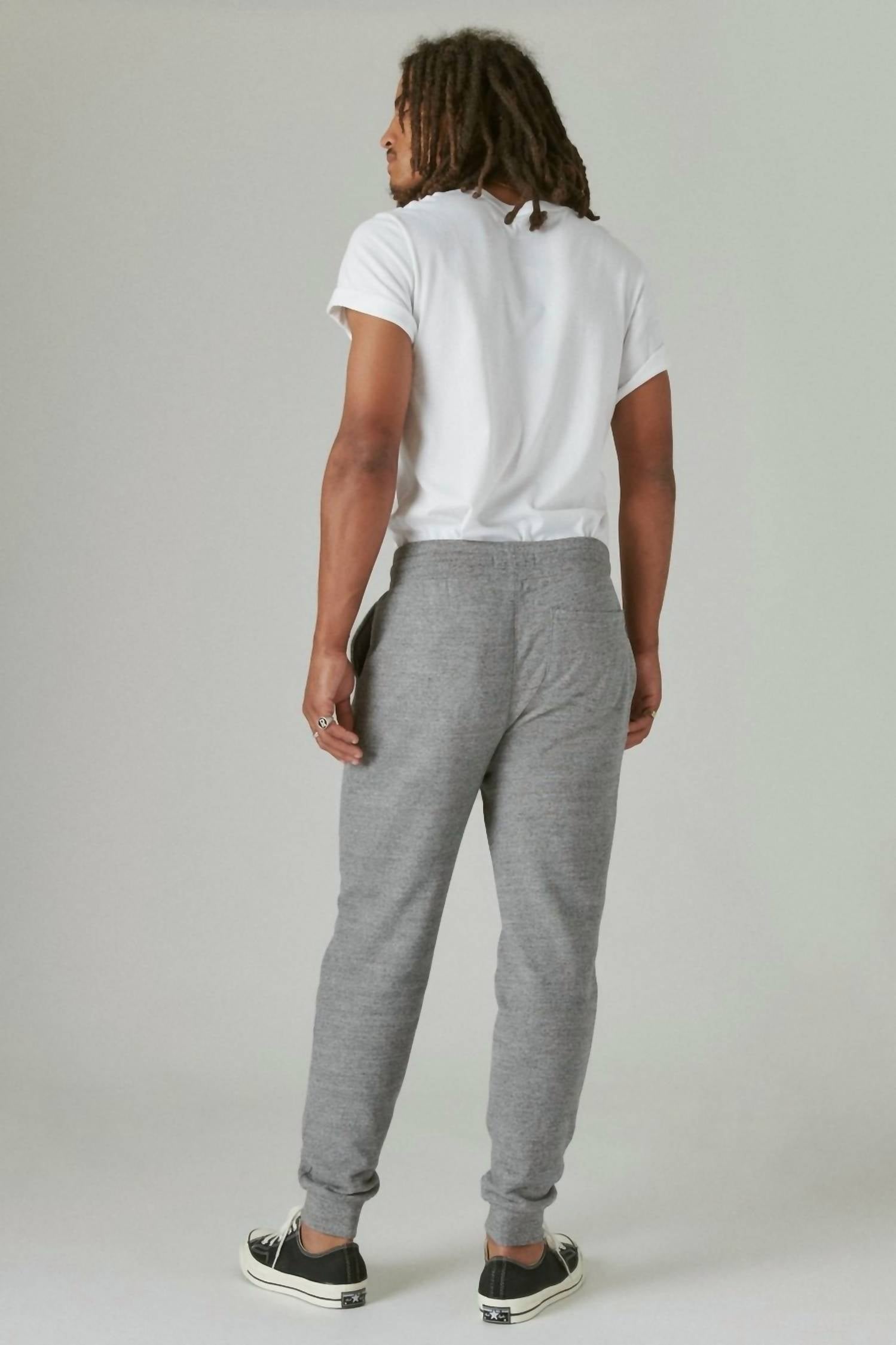 Sueded Terry Joggers