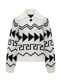 Sanctuary - Below Zero Fairisle Popover Top