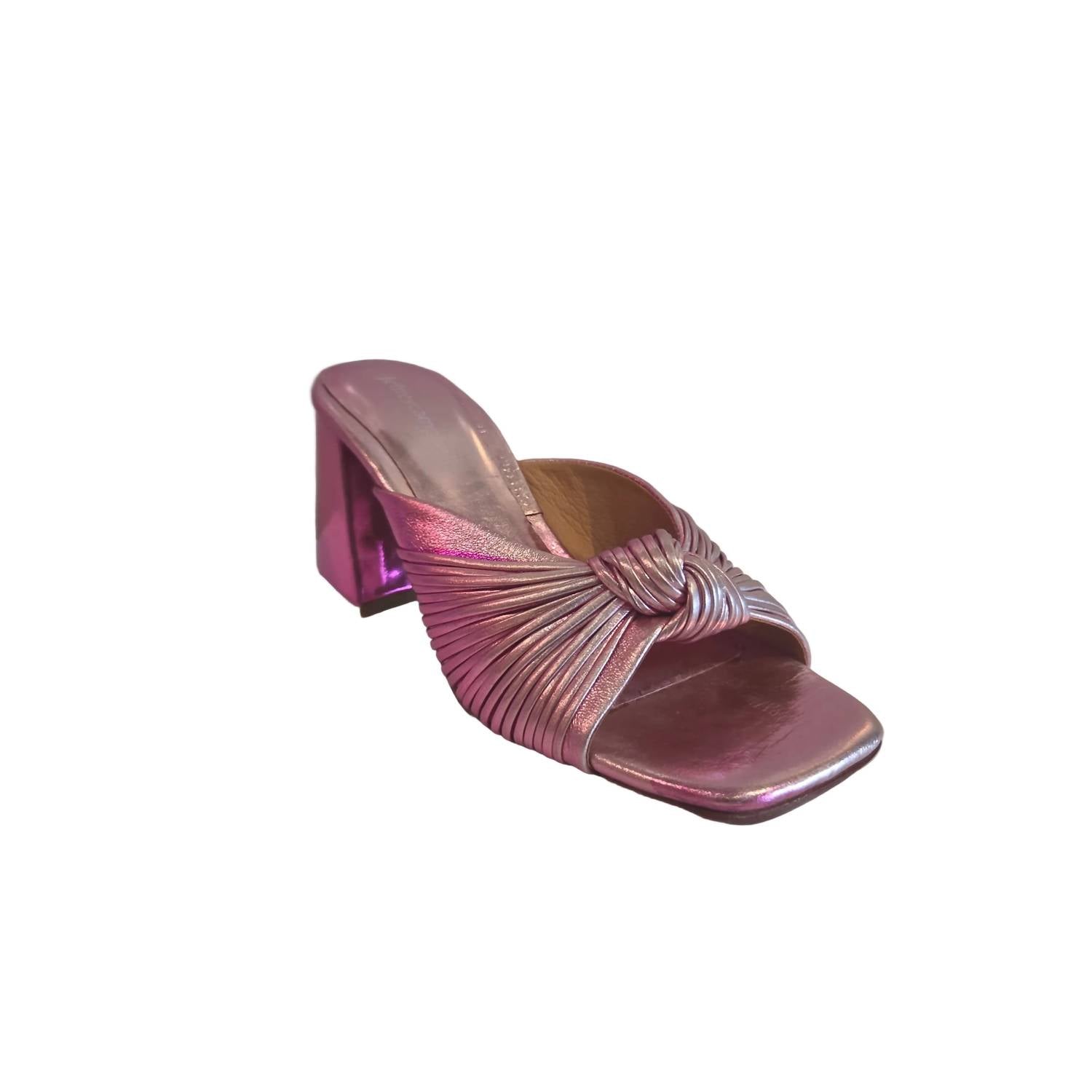Jeffrey Campbell Women's Melonger Sandal in pink - women's sandal - detail view
