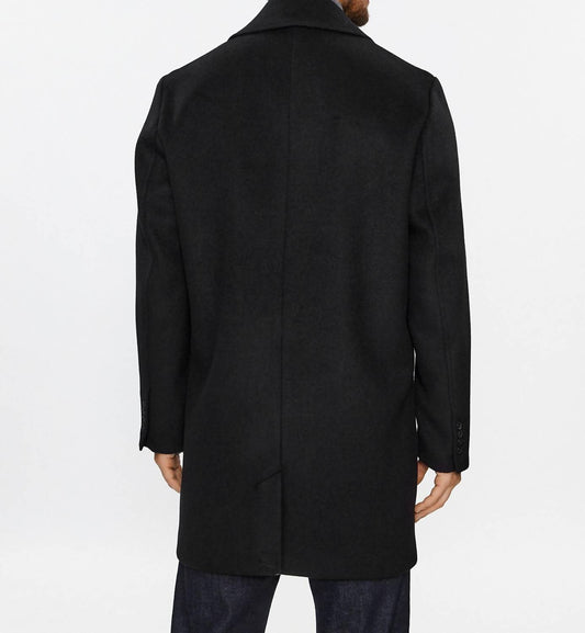 Guess - Bel-air Melton Wool Blend Pea Coat